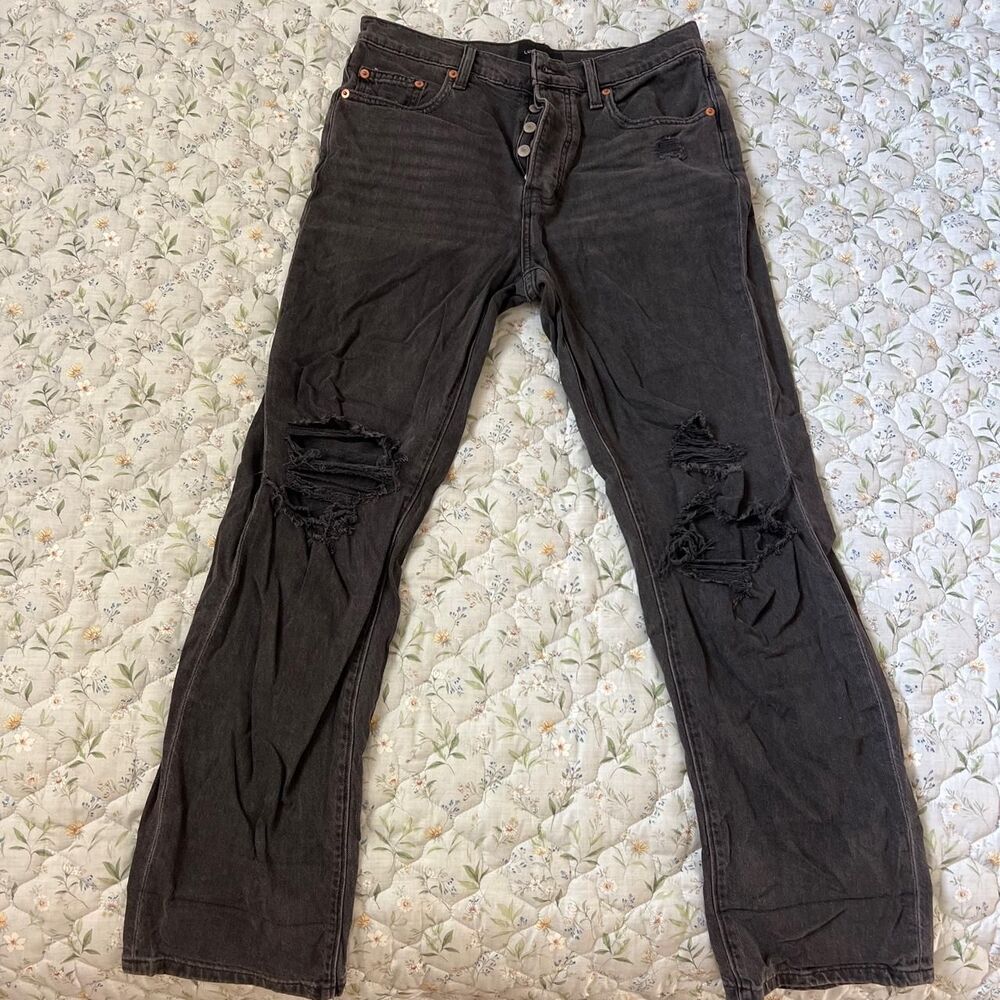Lucky-brand Women's Black and Grey Jeans